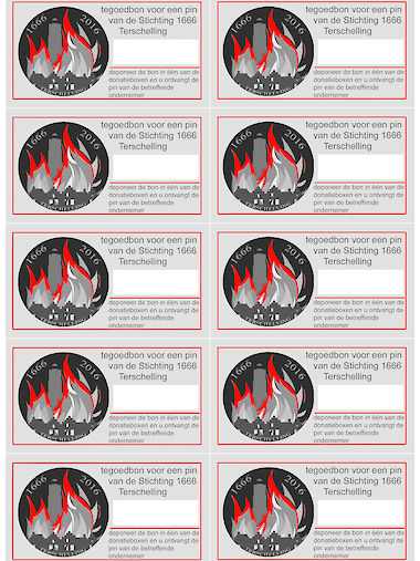 1666-2016 Herdenking promotiemateriaal
